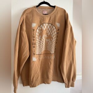 Over sized show me your mumu crew neck